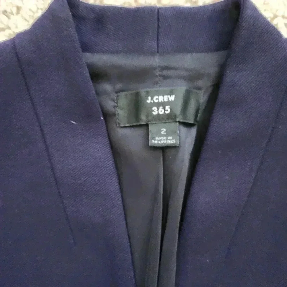 J. Crew‎ Going out Blazer Navy Color Size 2